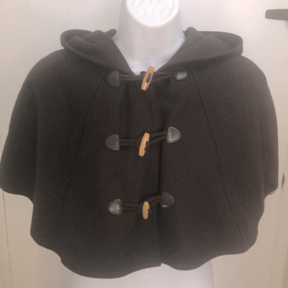 H&M X DIVIDED WOOL BLEND WINTER CAPE/SHRUG • Sz S/M - Picture 13 of 13